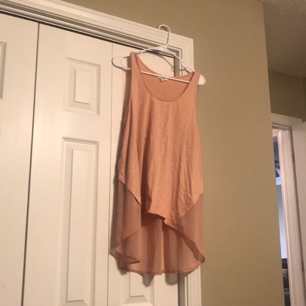 High Low Blush Tank